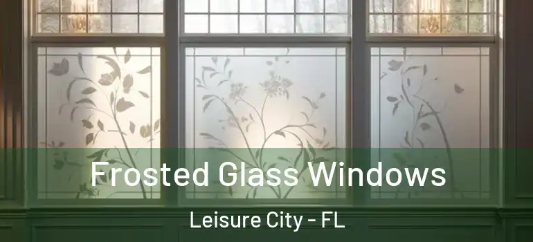  Frosted Glass Windows Leisure City - FL
