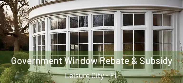  Government Window Rebate & Subsidy Leisure City - FL