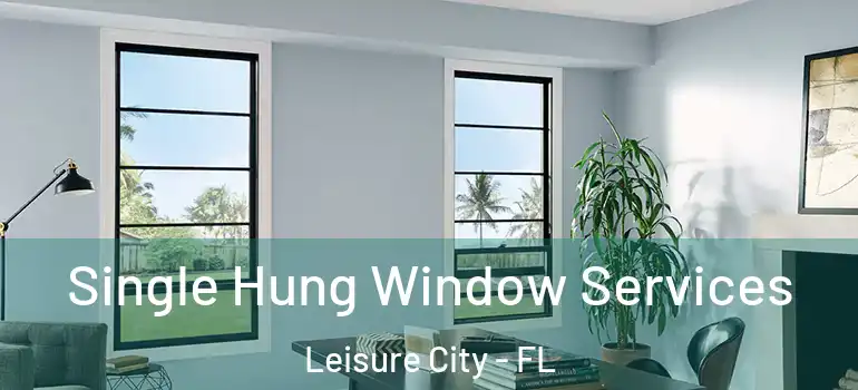  Single Hung Window Services Leisure City - FL