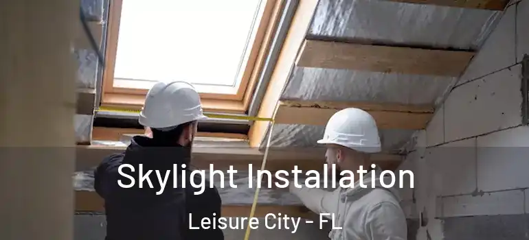  Skylight Installation Leisure City - FL