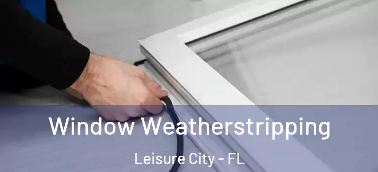  Window Weatherstripping Leisure City - FL